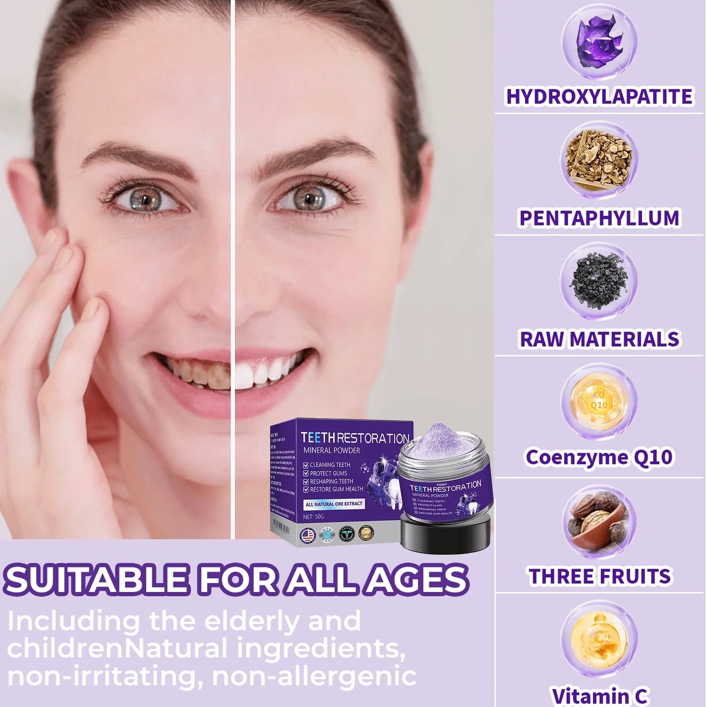 Unixate™ Dental Repair Mineral Powder 🍊
