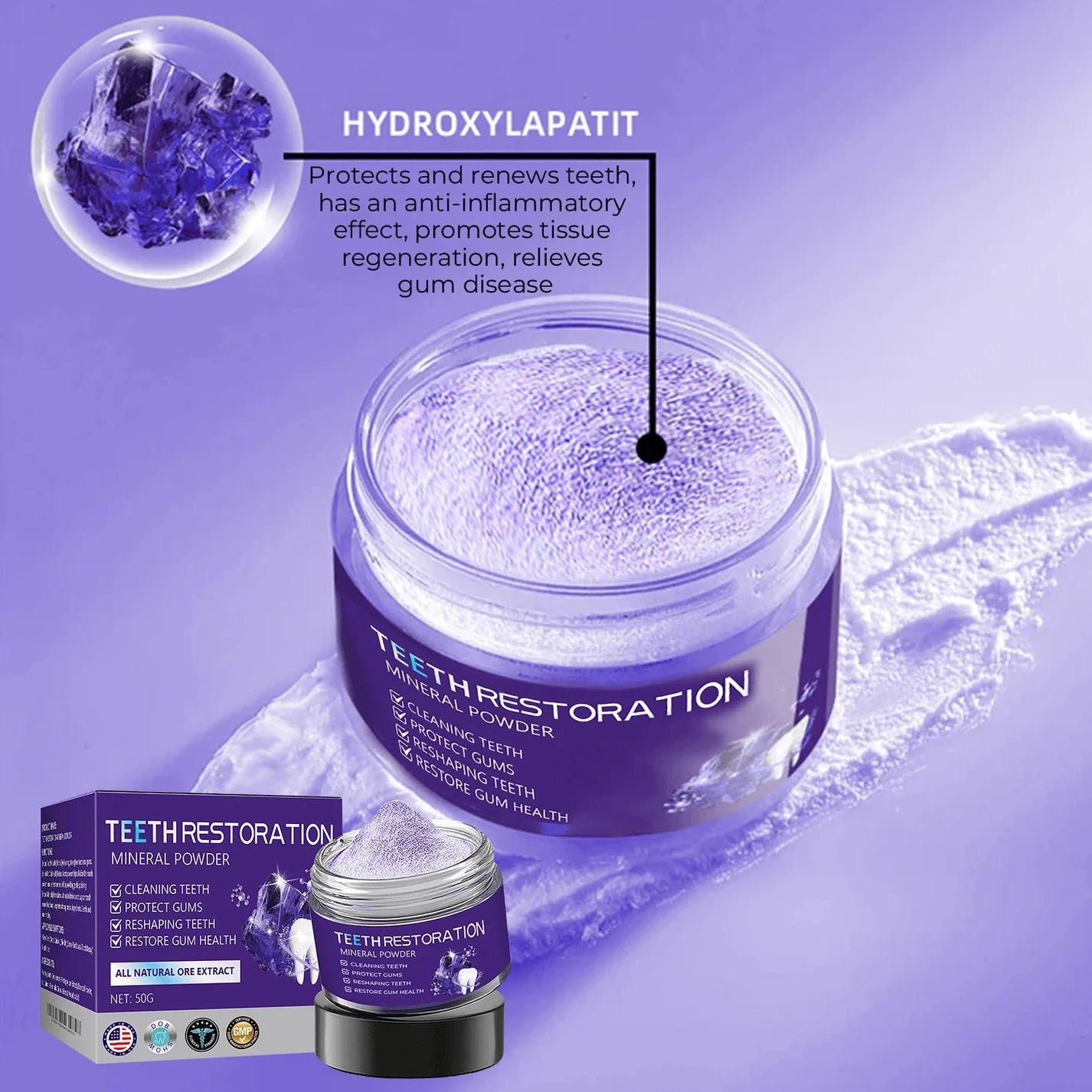 Unixate™ Dental Repair Mineral Powder 🍊