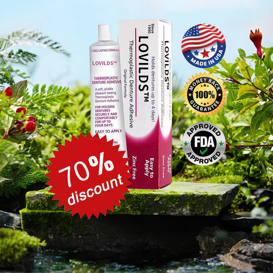 LOVILDS Denture Adhesive- Up to 70% OFF!